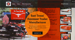 Desktop Screenshot of longhorntrailers.com