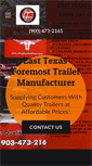 Mobile Screenshot of longhorntrailers.com